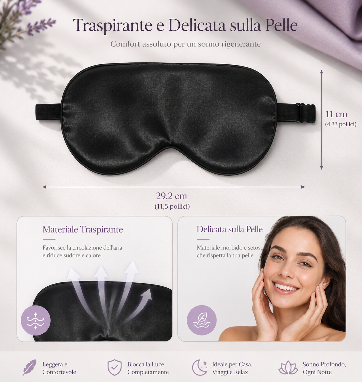 Mascherina per Dormire Blackout