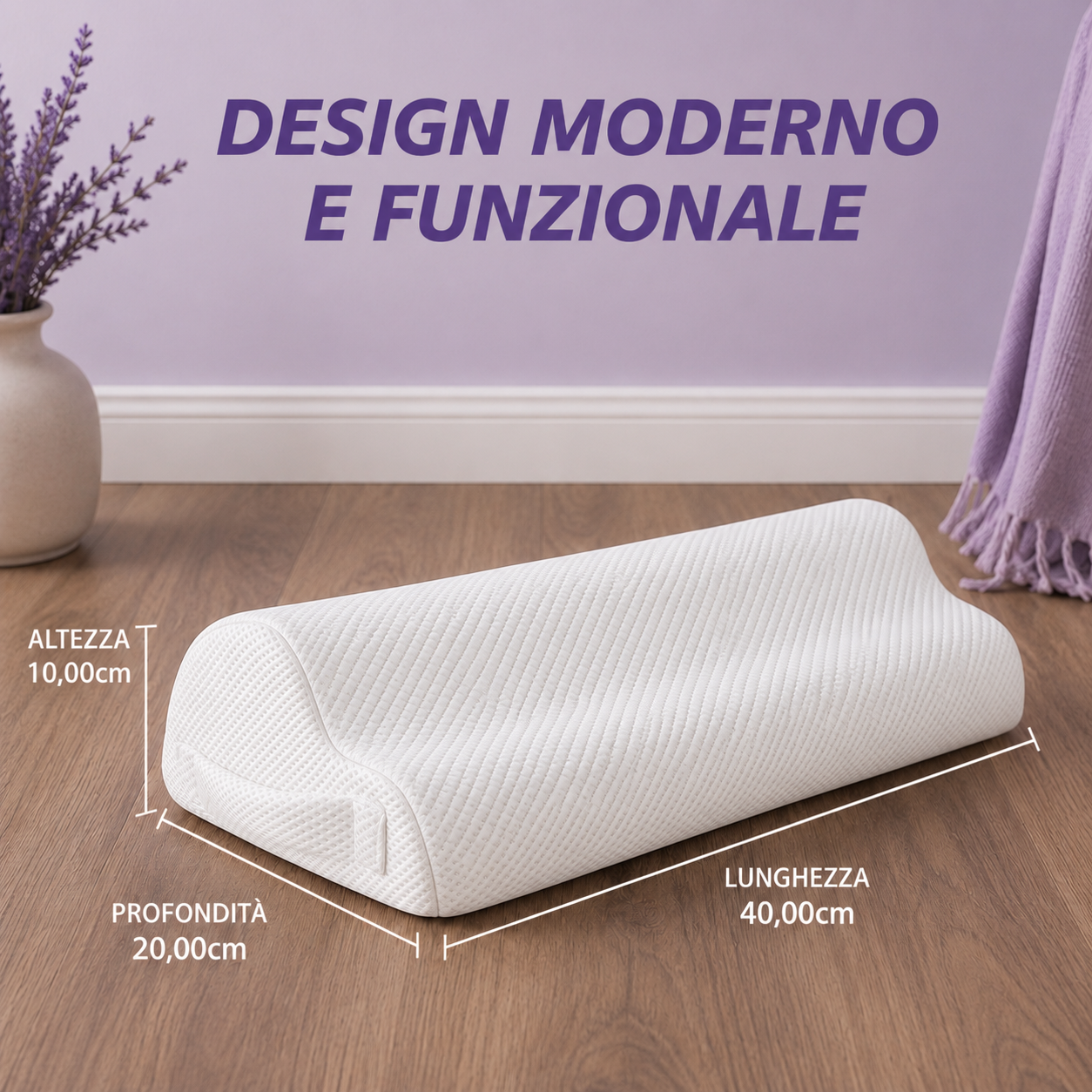 Poggiapiedi Ergonomico Memory Foam