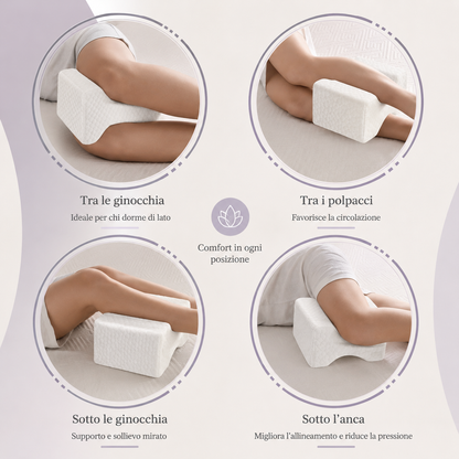Cuscino Ergonomico per Gambe Memory Foam